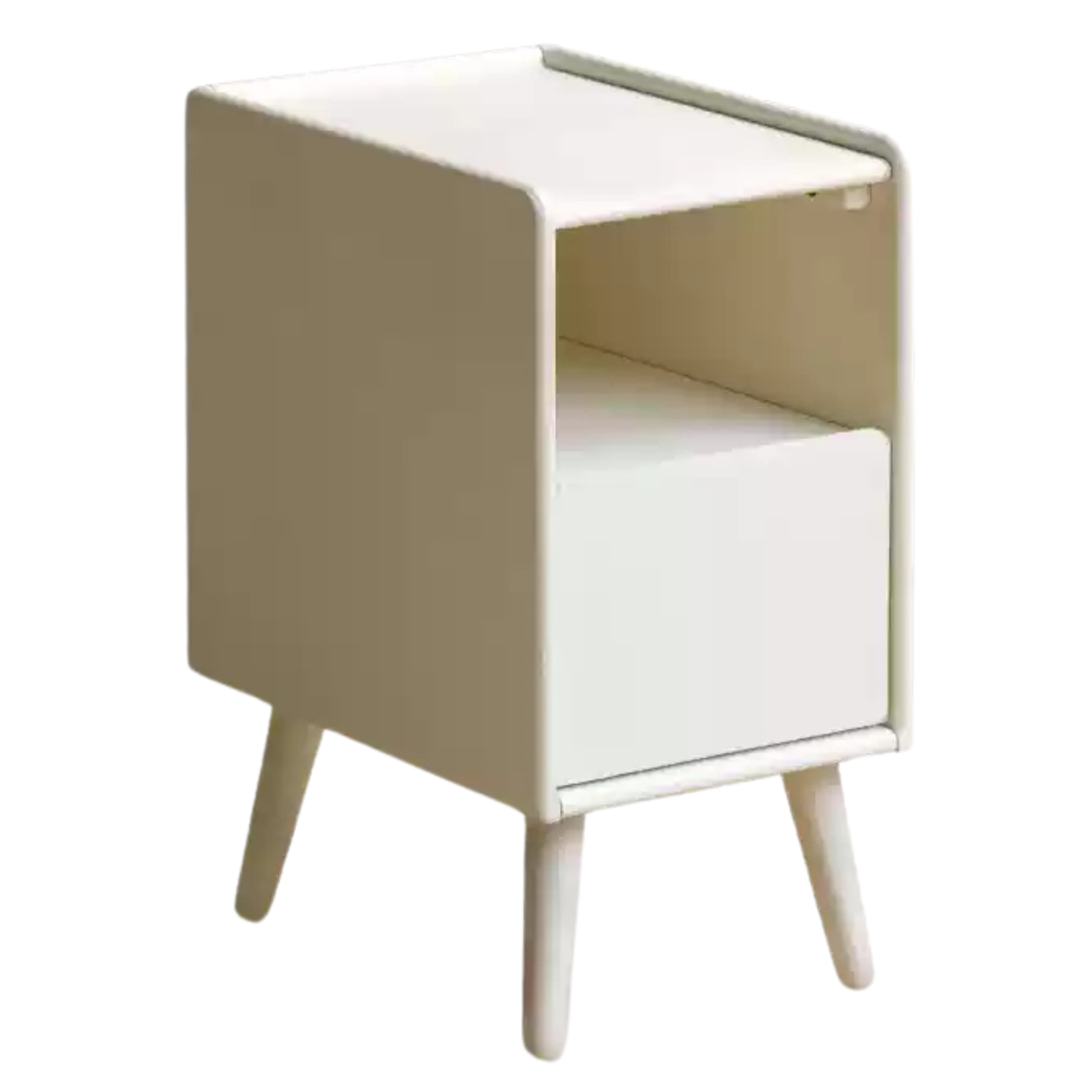 Oak, Rubber wood, Cherry solid wood ultra-narrow Nightstand :