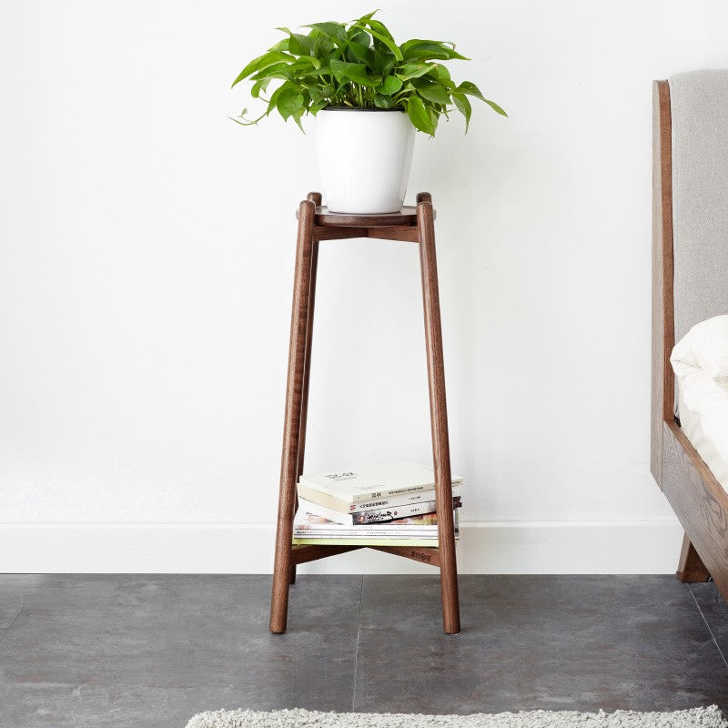 Oak solid wood Floor-Standing Plant Stand
