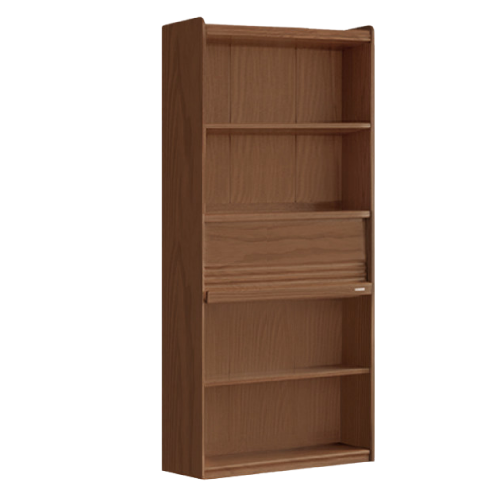 Black Walnut, Sandalwood, Oak, Ash Solid Wood Combination Bookcase with Floor Display and Luxury Storage