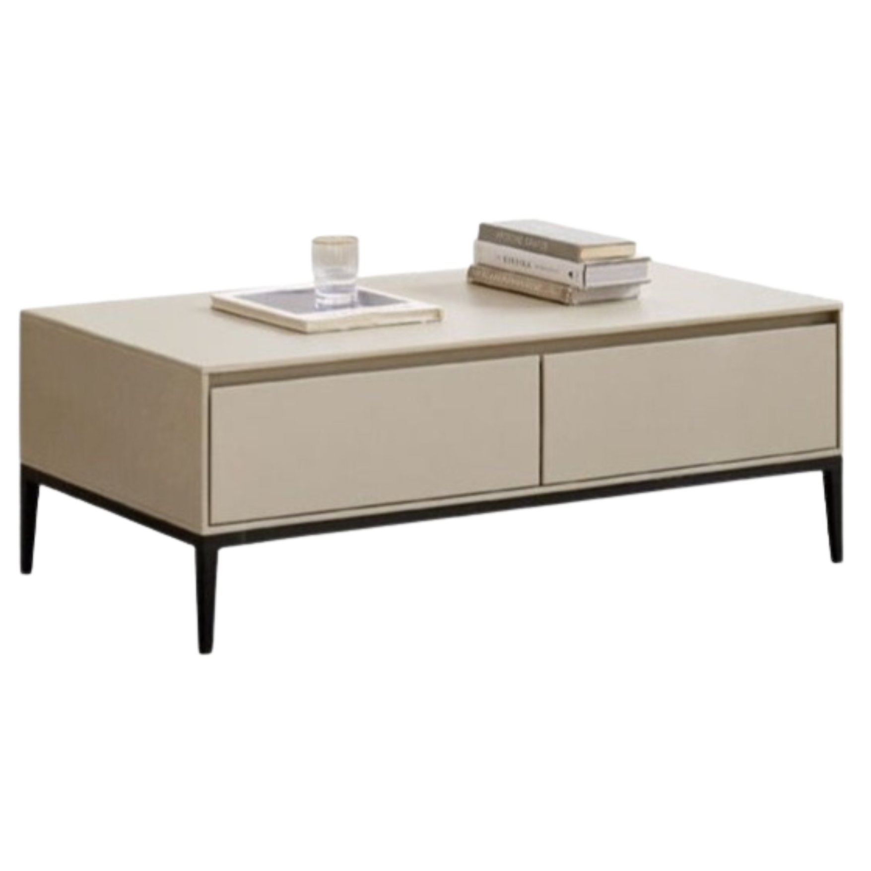 Poplar solid wood Italian style coffee table :