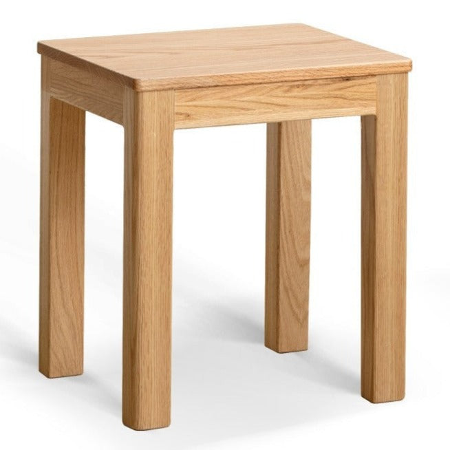 4 pcs set Oak Solid Wood Nordic Square Stool