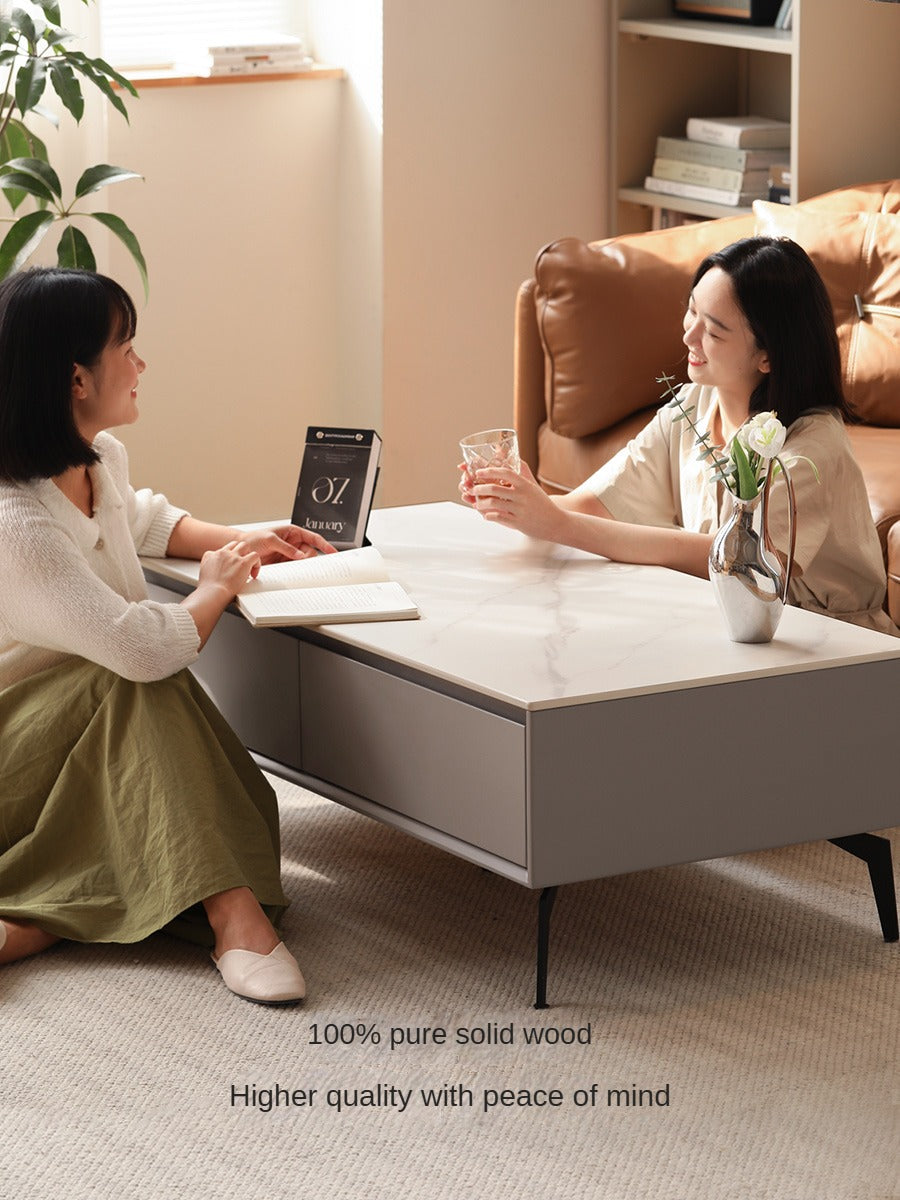 Poplar Solid wood Coffee Table