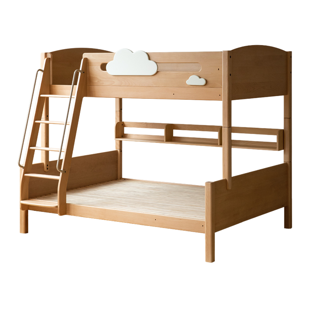 Beech Solid Wood Children's Bunk Bed