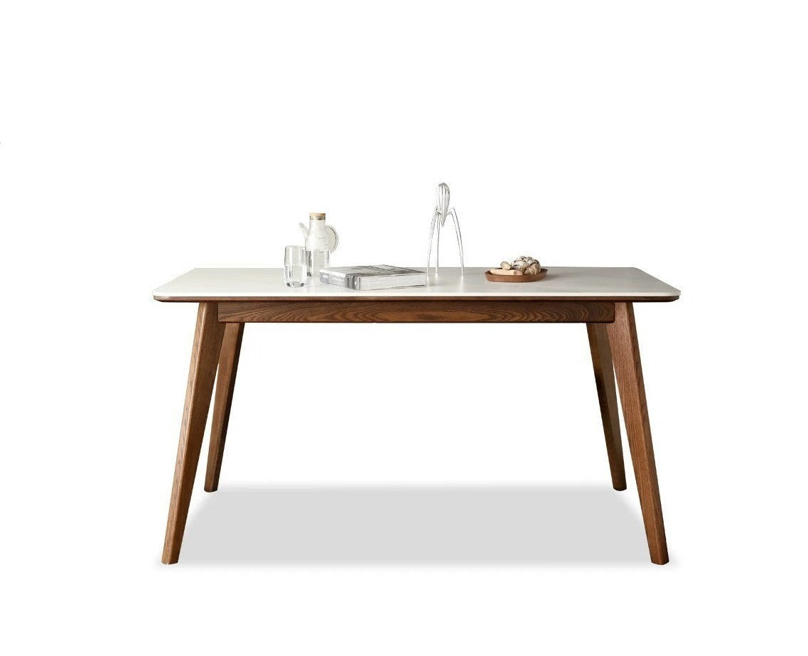 Ash, Black Walnut solid wood slate dining table "