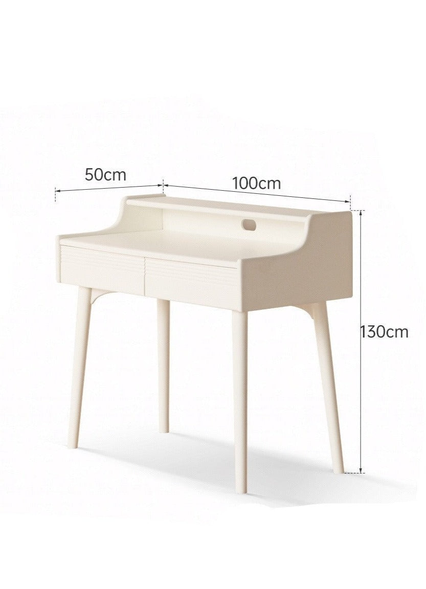 Poplar Solid Wood Dressing Table,computer desk Cream Style "