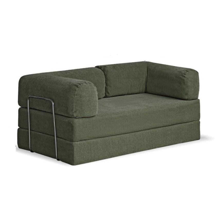 Fabric modern folding dual-purpose sofa