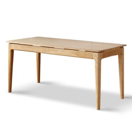 Ash Solid Wood Large Nordic Office Desk