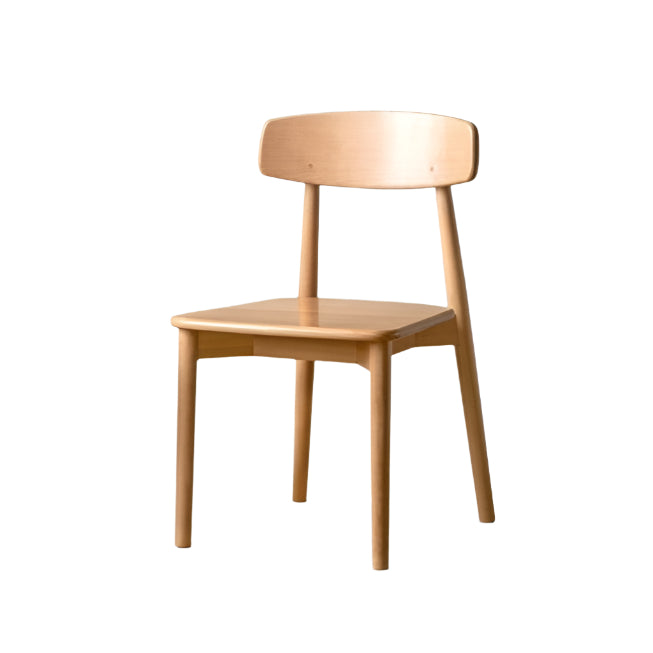 4 pcs set - Black Walnut, Ash, Oak, Cherry Solid Wood, Solid RubberWood Dining Chair