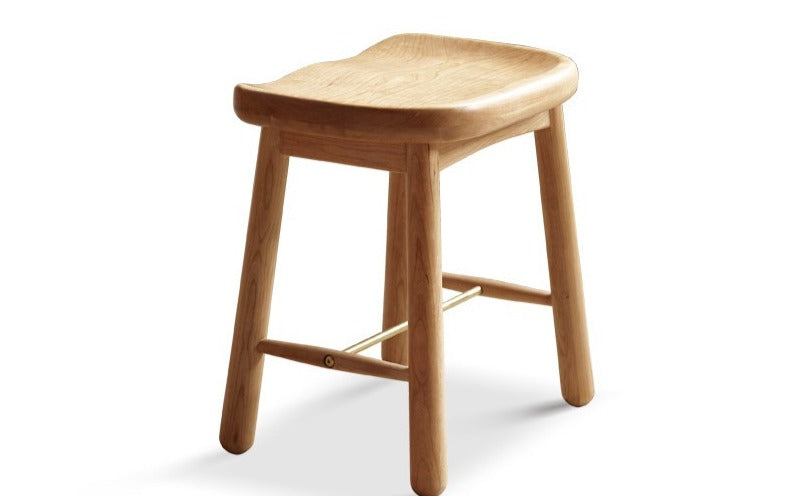 Cherry wood, Oak makeup stool*