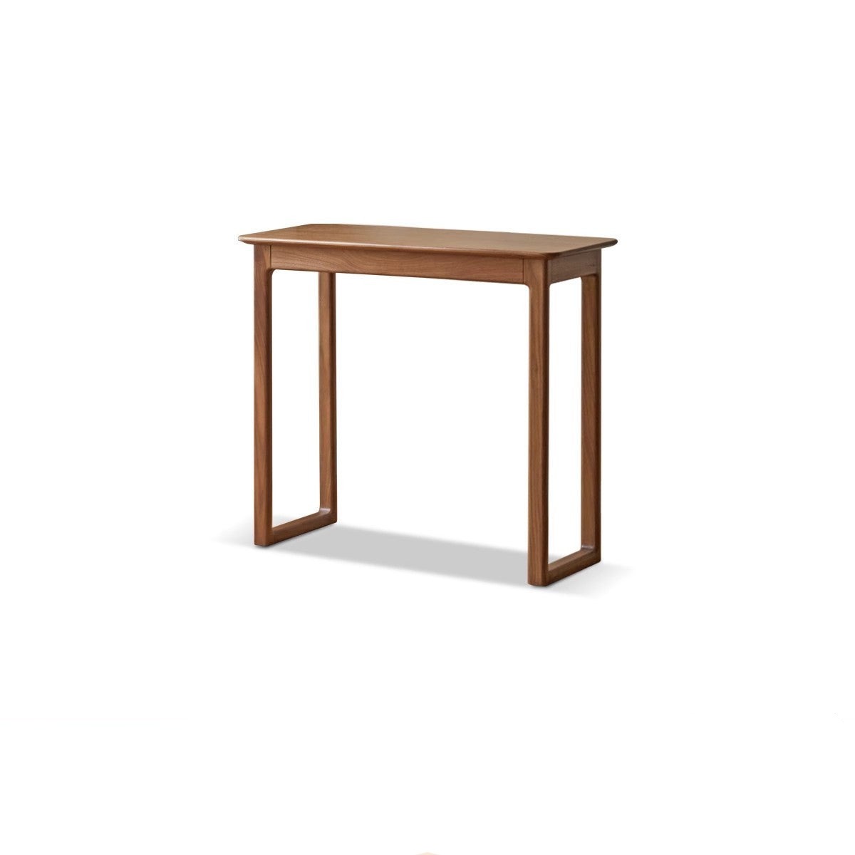 Black walnut Solid wood narrow desk -