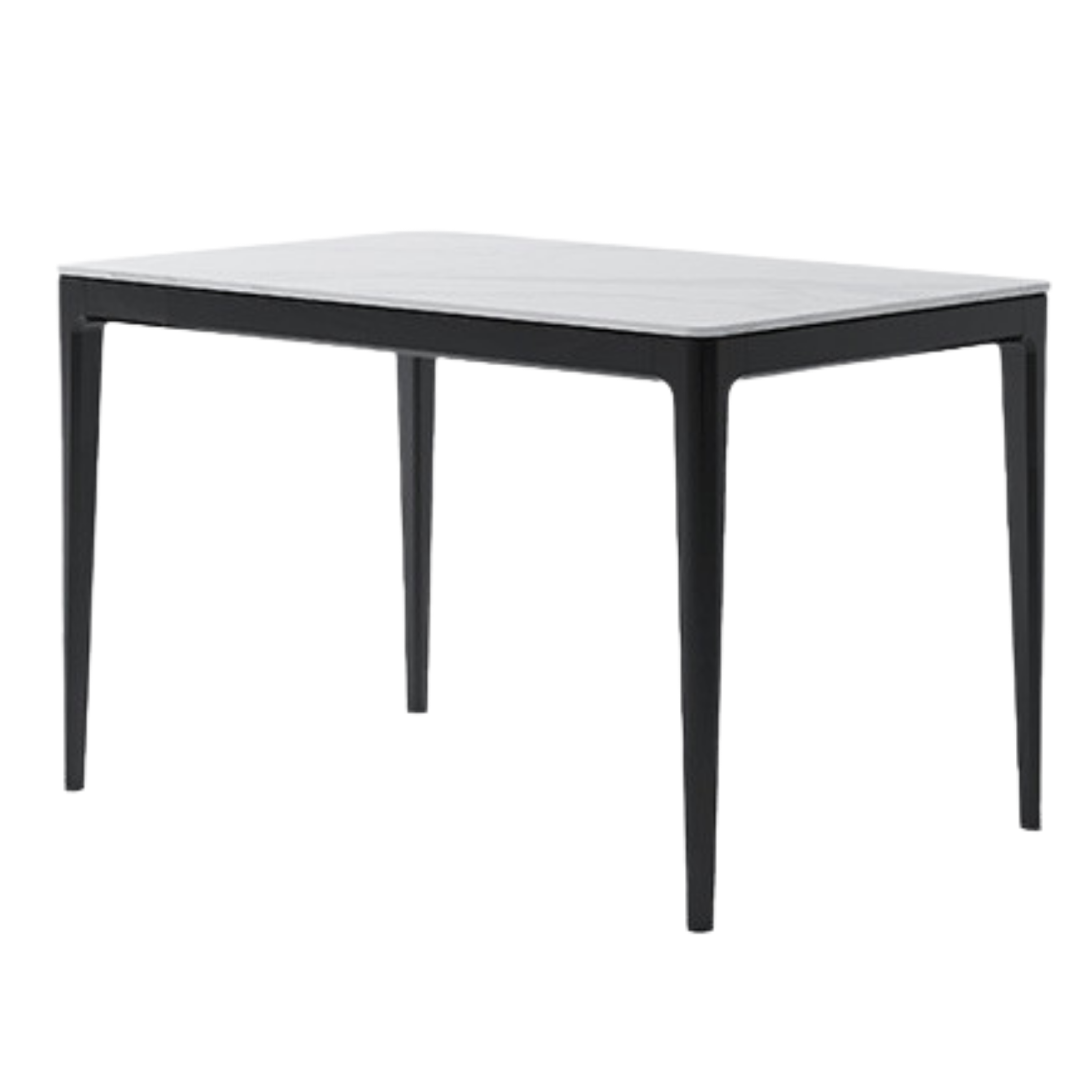 Oak Solid Wood, Solid RubberWood Dining Table Rock Slab Surface
