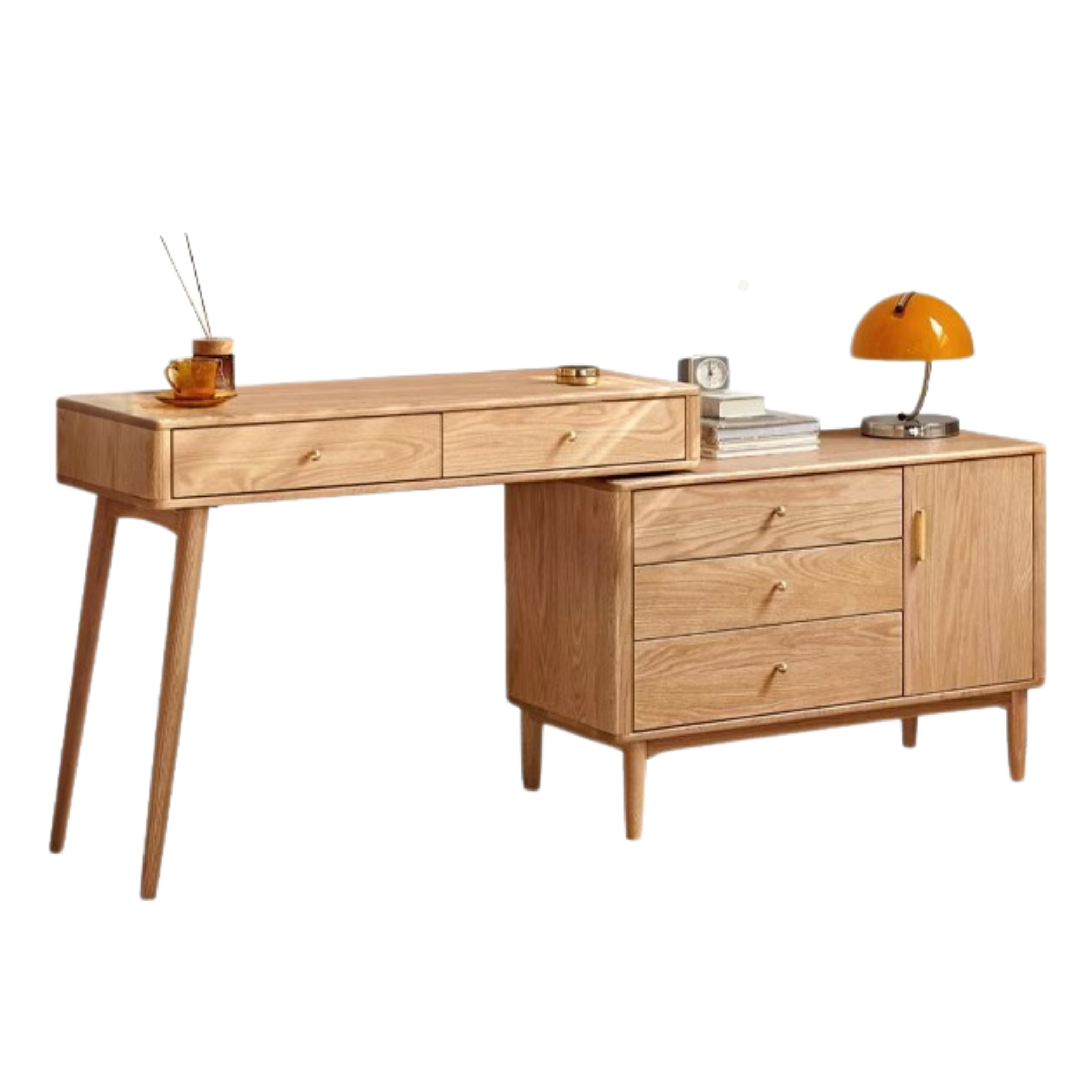 Oak solid wood Dressing table