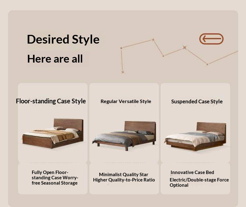 Ash Solid Wood Modern Multifunctional Night Light Bed Light Walnut Color