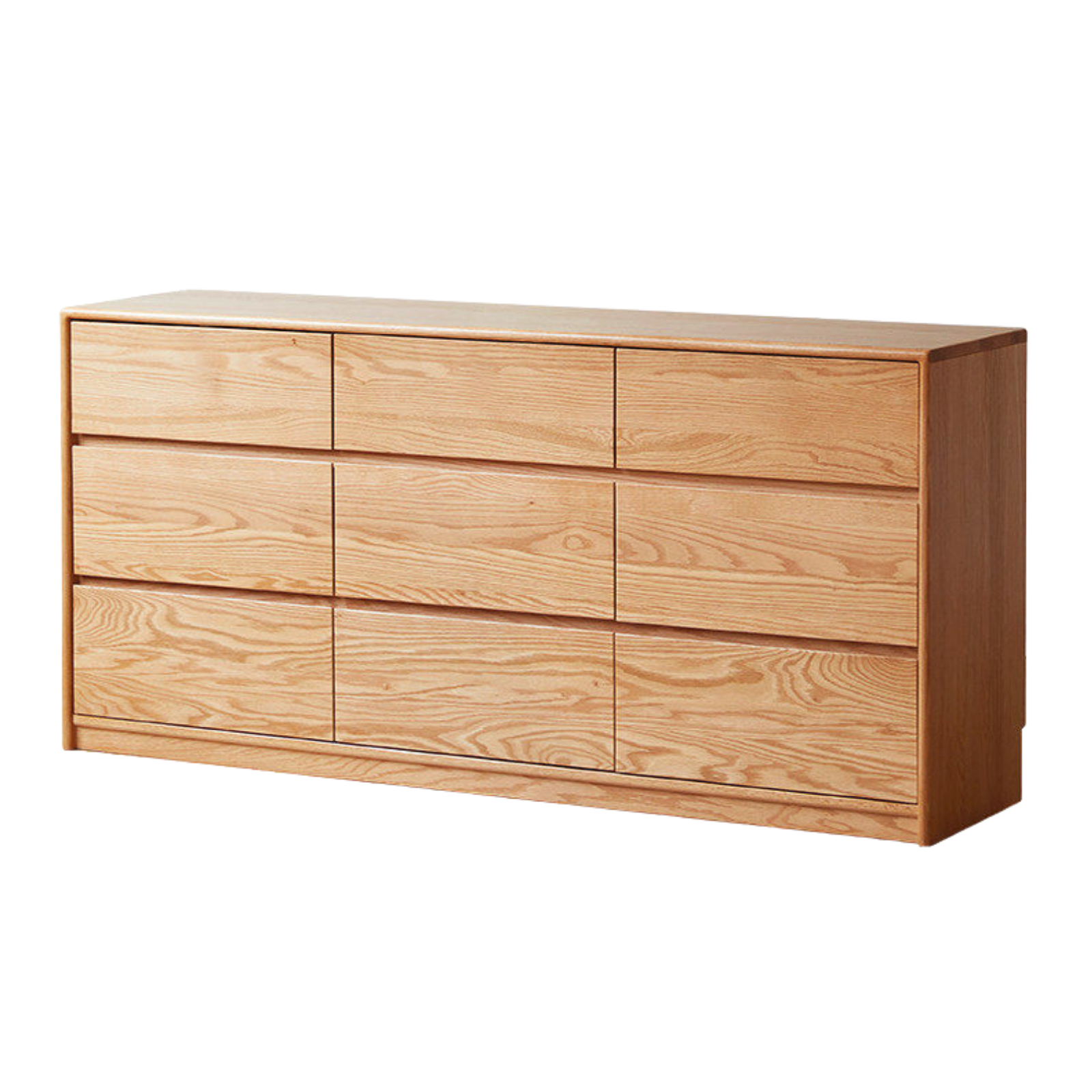 Oak Solid Wood Ultra Narrow Dresser