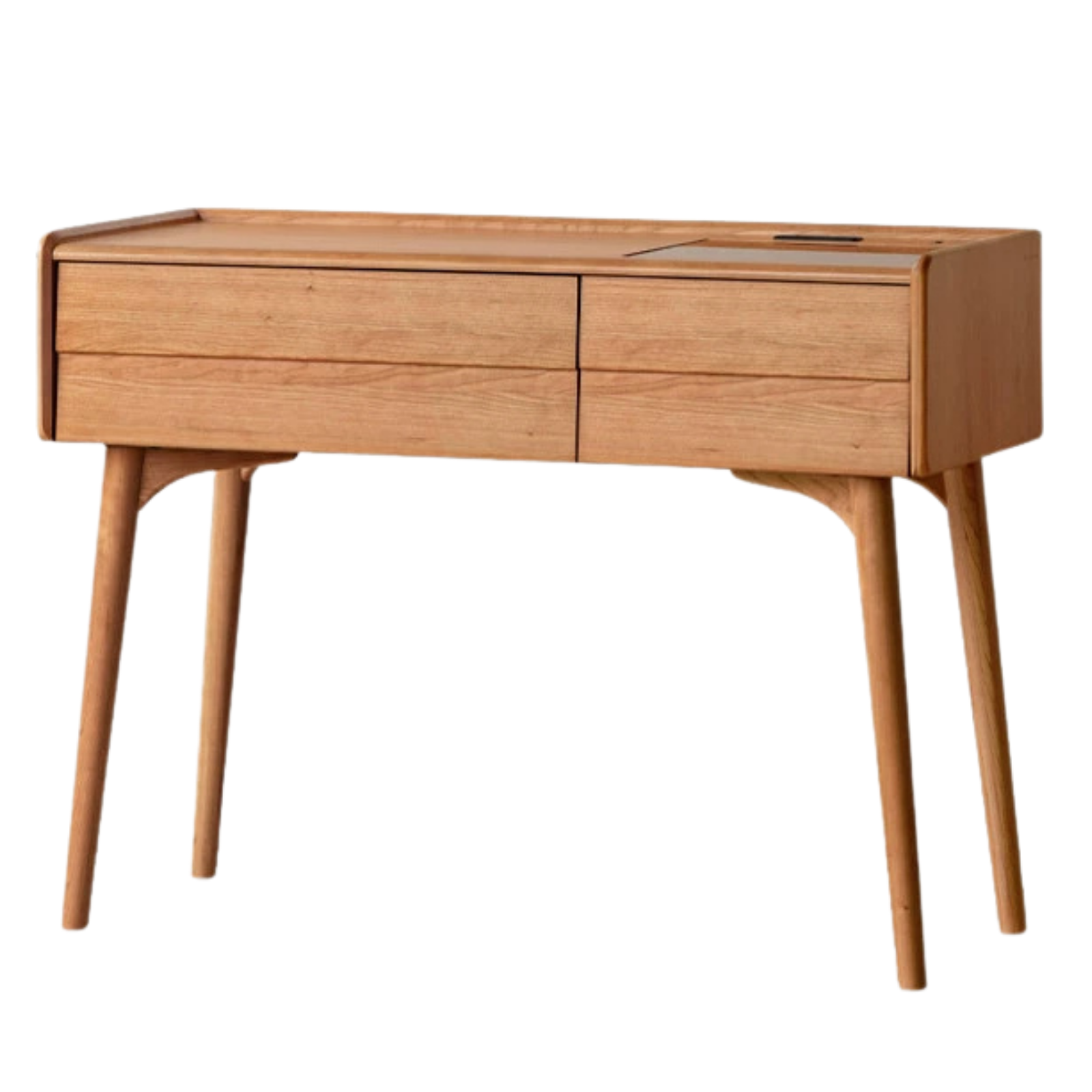 Cherry Solid Wood Retro Style Vanity Table.