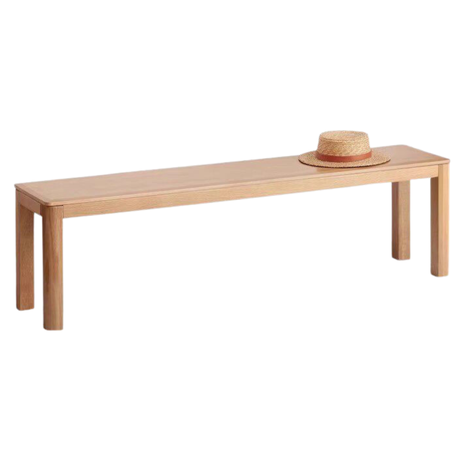 Ash, Oak Solid Wood Long Bench Nordic