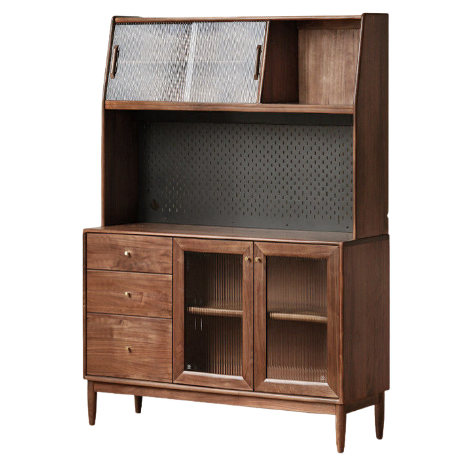 Black Walnut , South American Walnut, Catalpa Solid Wood Sideboard, Buffet Cabinet