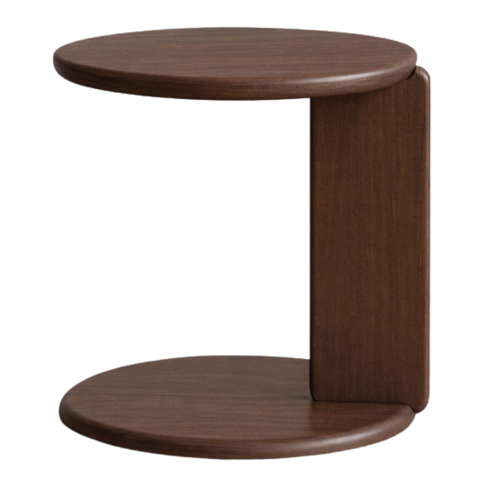 Black Walnut, Sandalwood, Oak Solid Wood, Solid Longan Hardwood Slate Round Coffee Table