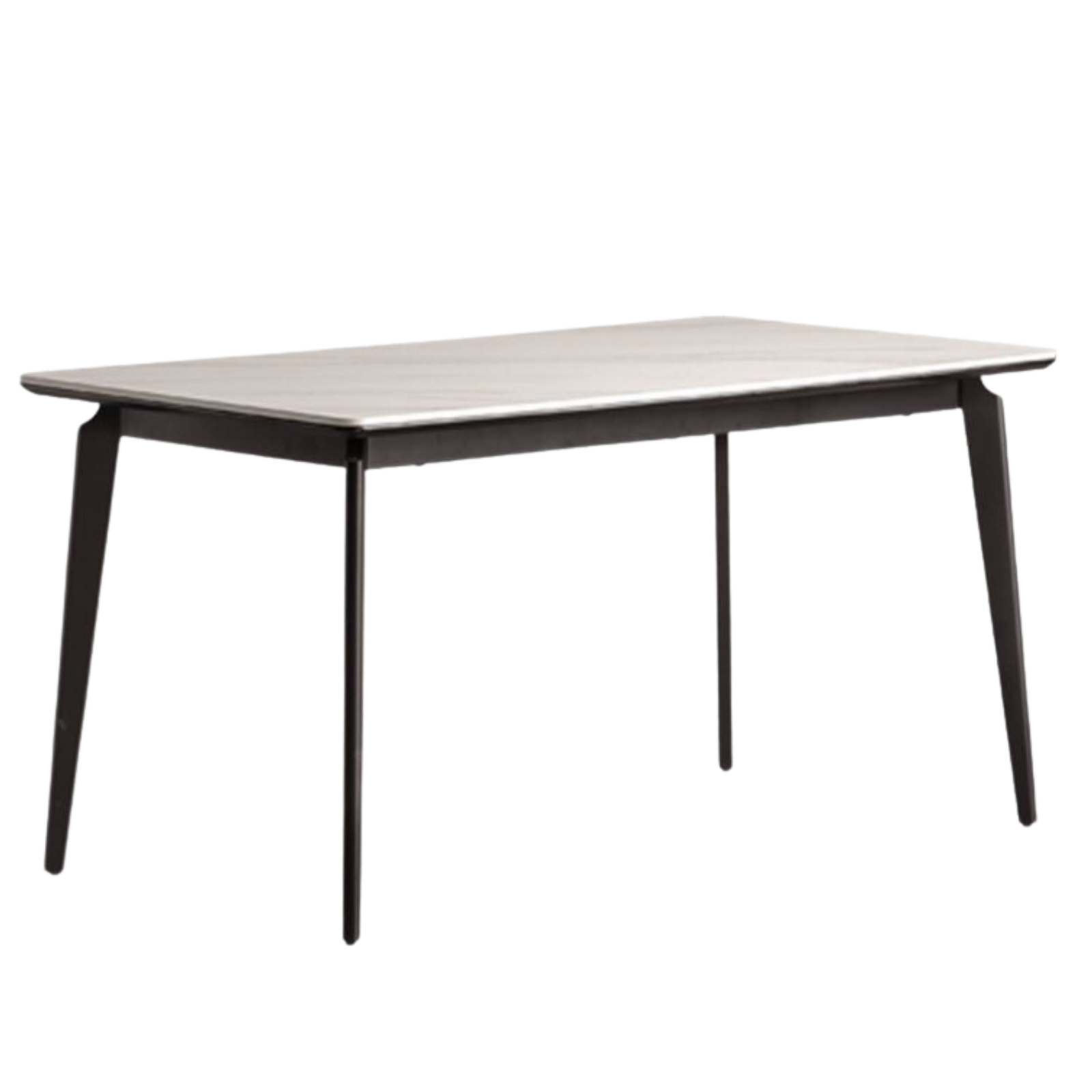 Solid Rubberwood Modern Minimalist Rock Board Dining Table