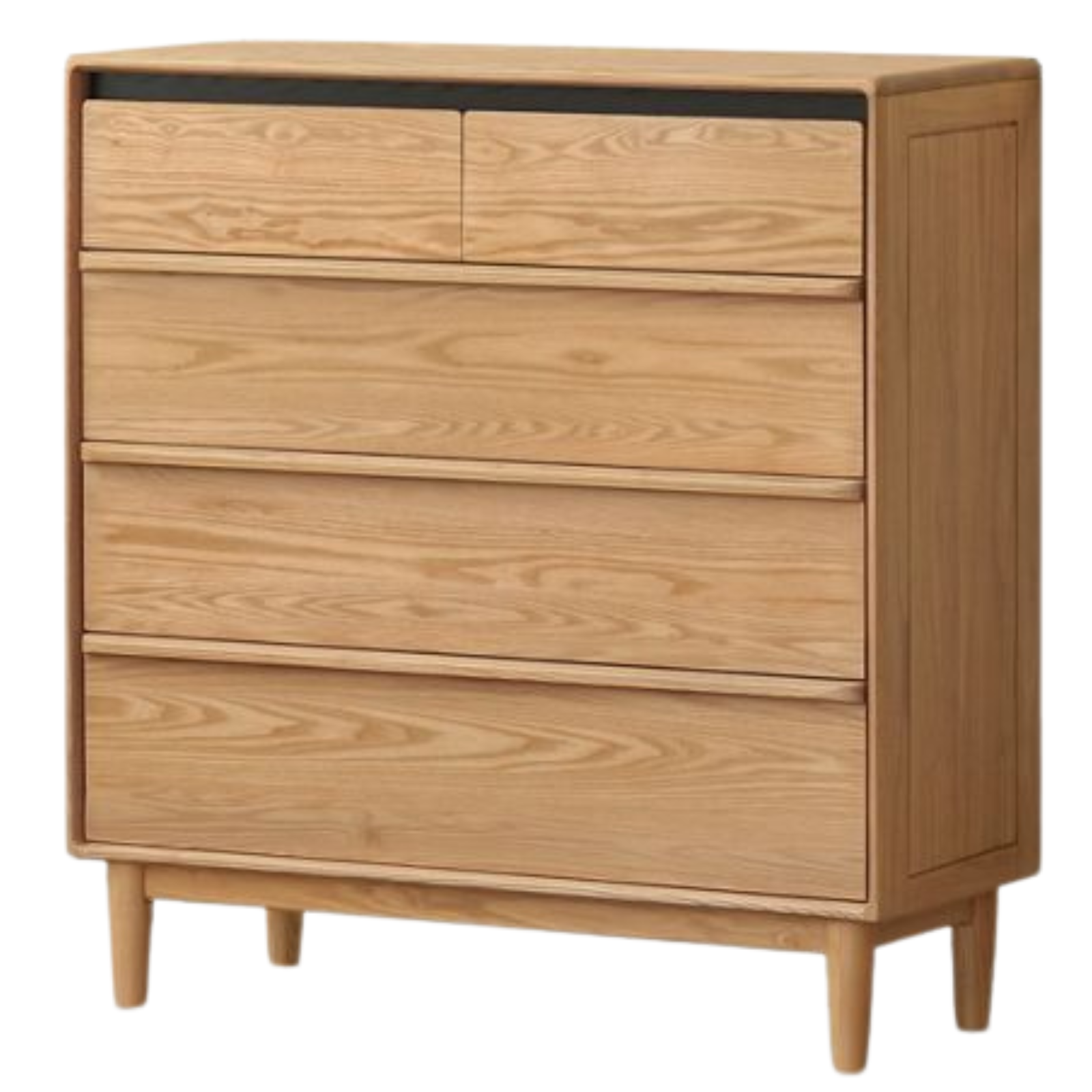 Oak, Ash Solid Wood Modern Storage  Drawer Cabinet