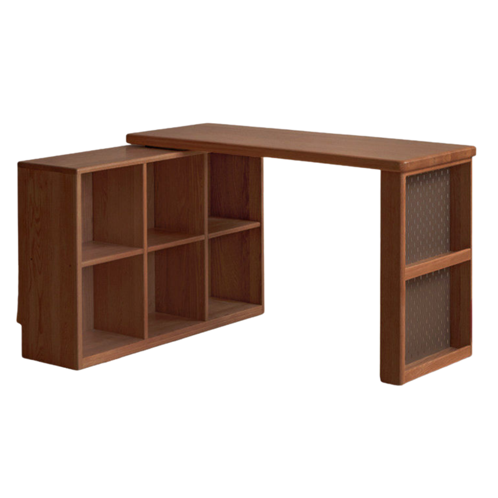 Oak Solid Wood Simple Corner Desk