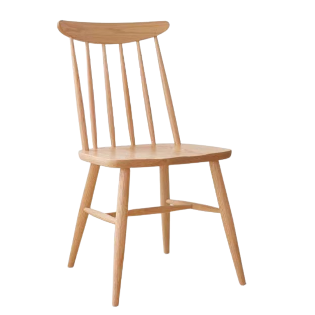 Ash, Oak, Cherry Solid wood 2 pcs set- Windsor chair