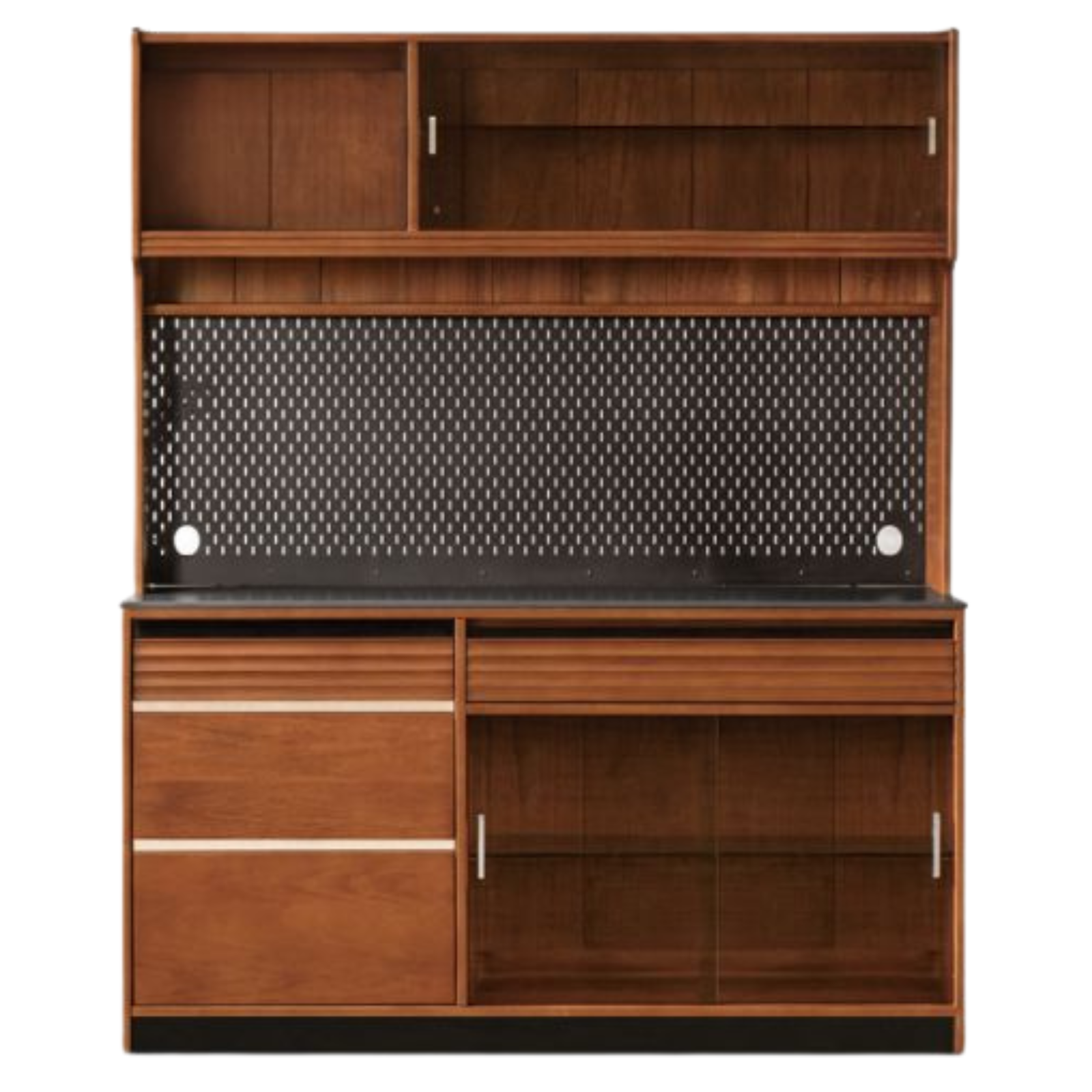 Tulipwood Solid Wood Bauhaus Rock Plate Sideboard