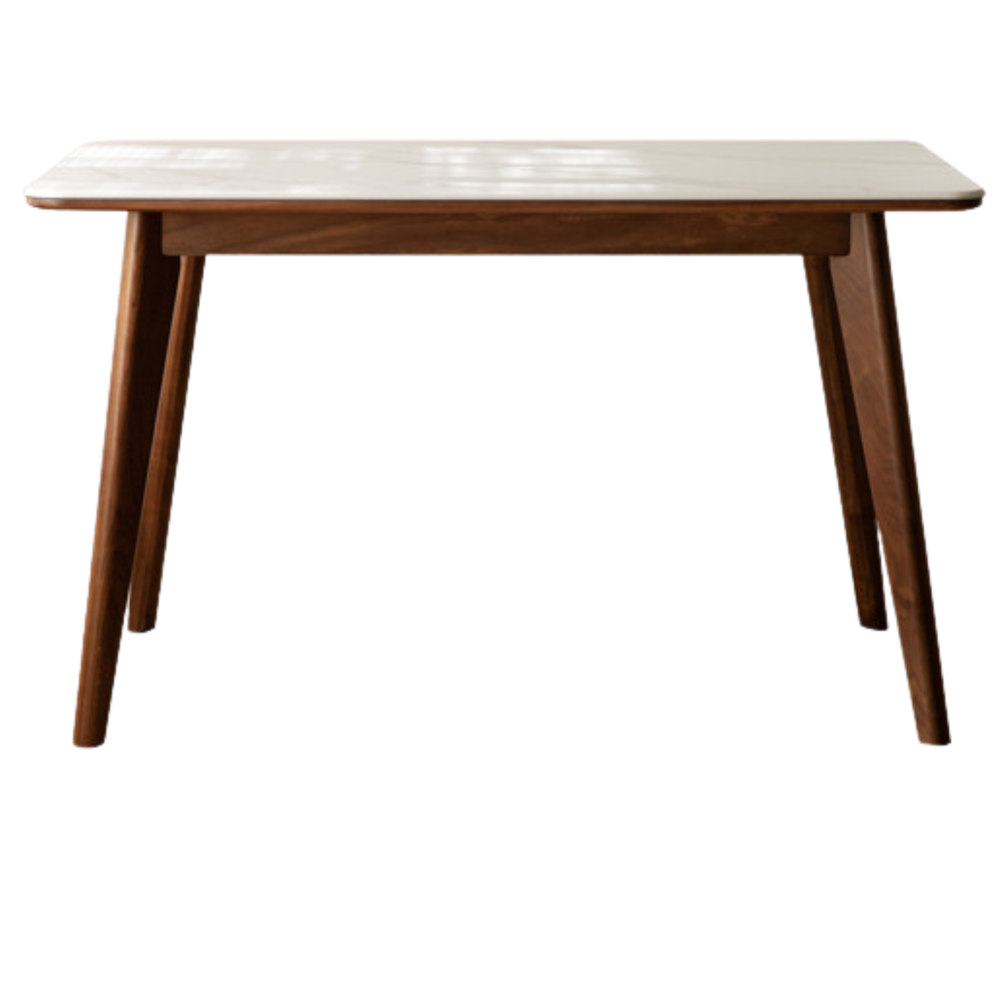 Black Walnut Solid Wood Rock Plate Dining Table