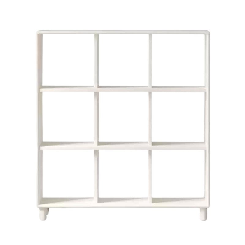 Rubber Solid Wood Modern Cream Style Floor Children's Bookcase