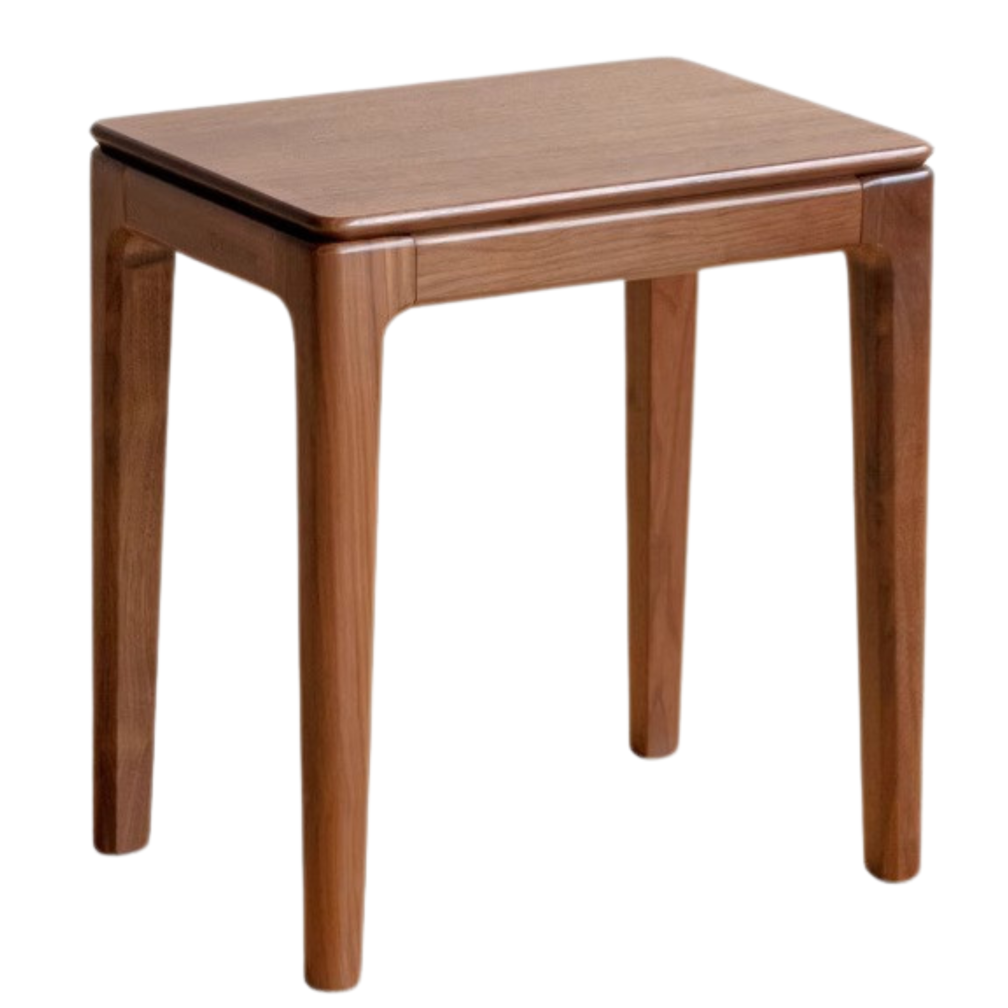 Black Walnut Solid Wood Makeup Stool