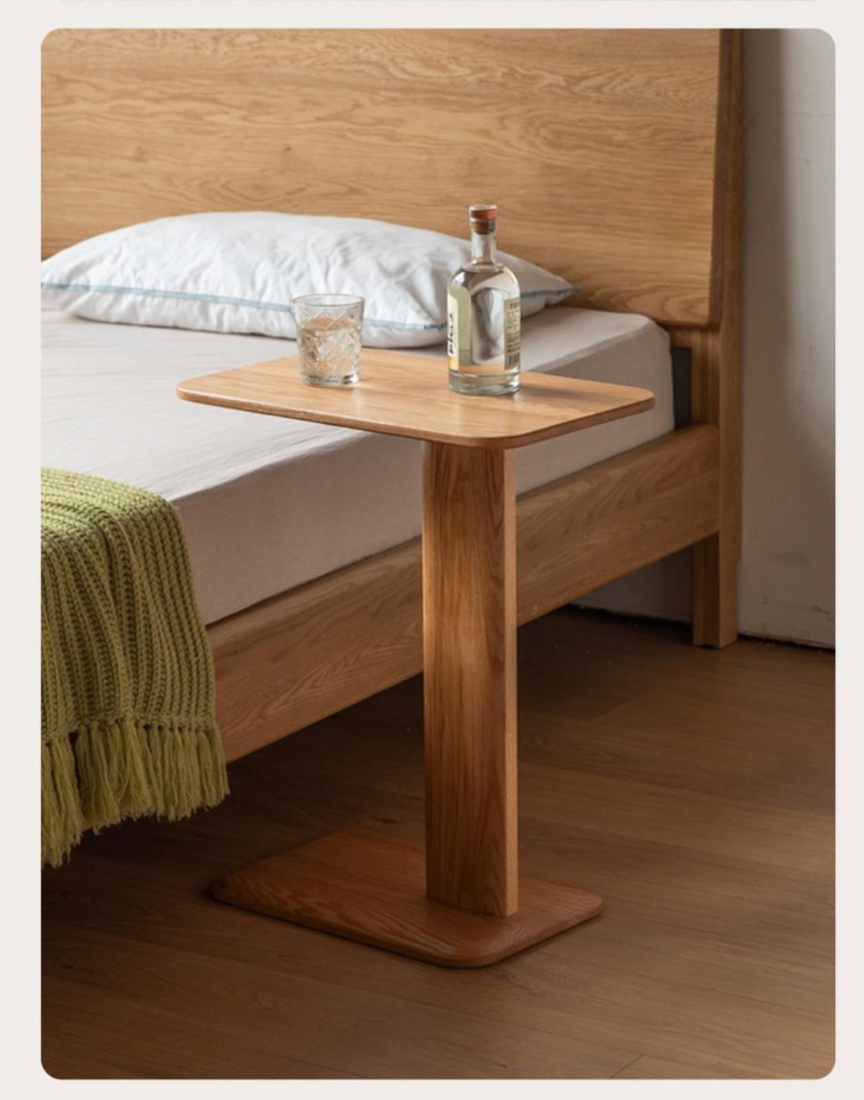 Oak Solid Wood Modern Minimalist Style Side Table