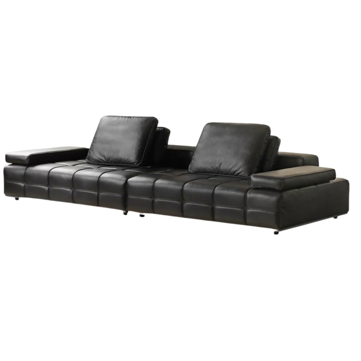Genuine Leather Lawrence Italian Modern Sofa
