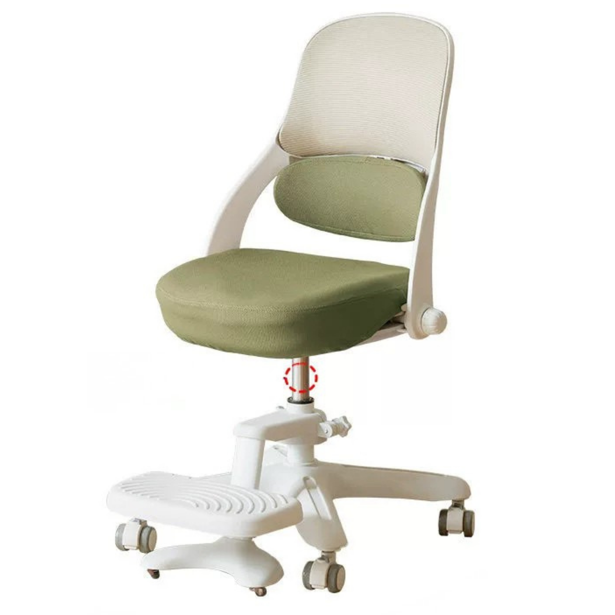 Kids Adjustable Swivel Study Chair with Footrest