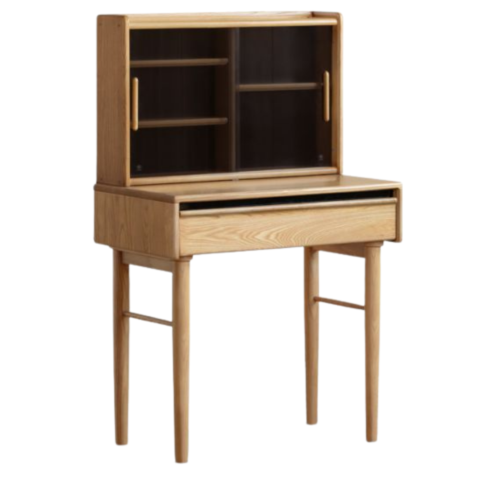Ash Solid Wood Modern Multifunctional Vanity Table