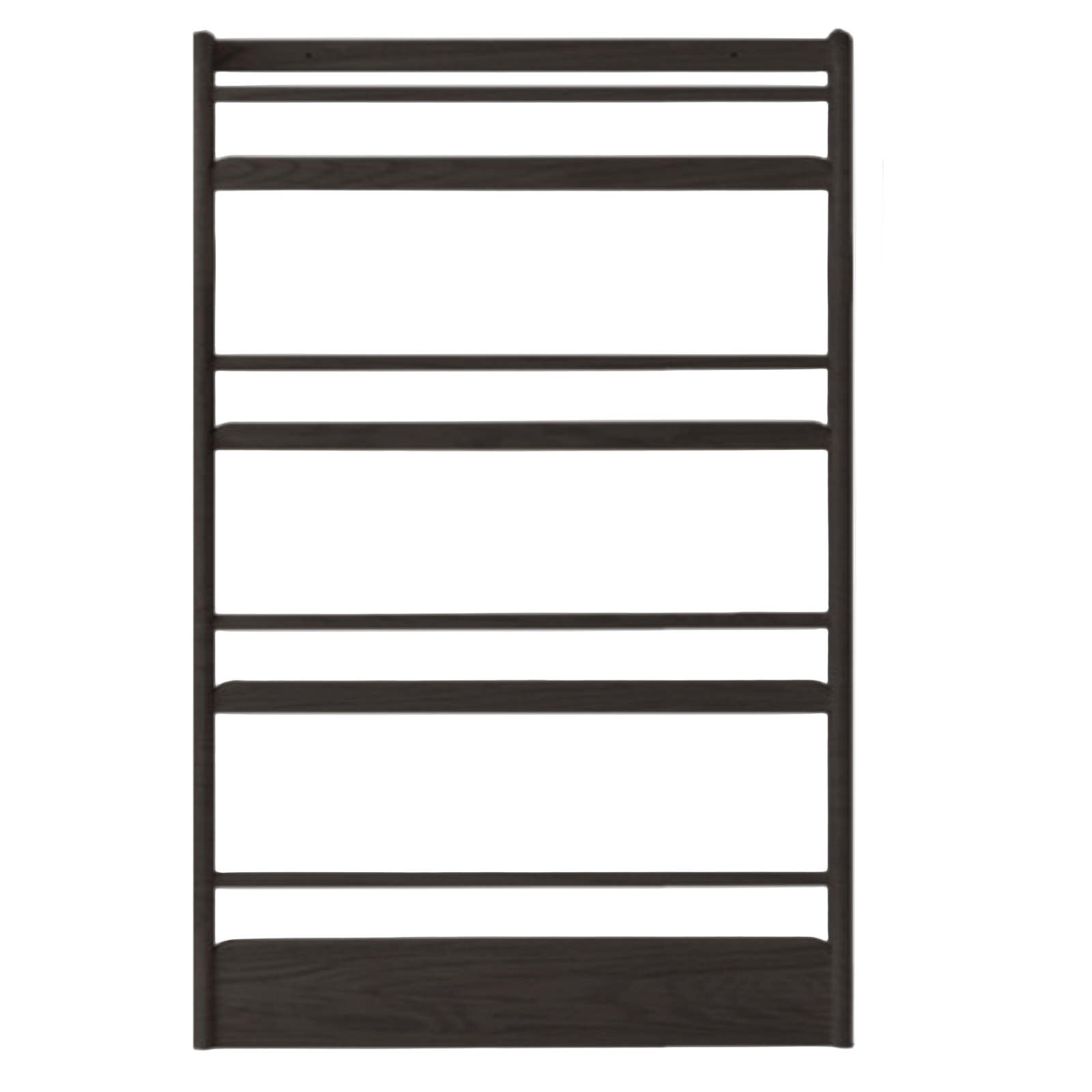 Oak, Beech Solid Wood Wall-mounted Ultra-thin Bookshelf