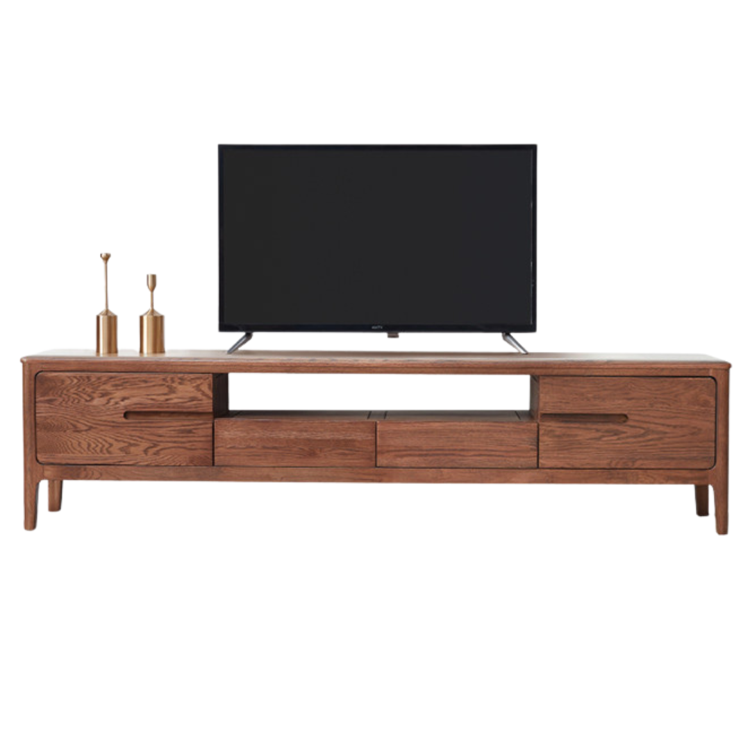 Oak Solid Wood TV Stand: