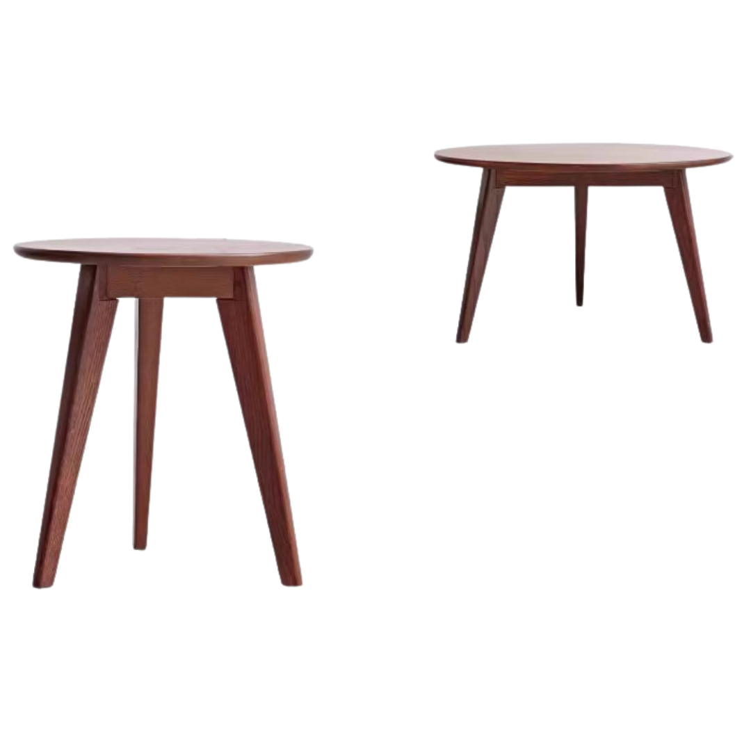 Oak Solid Wood Tea Table Combination-