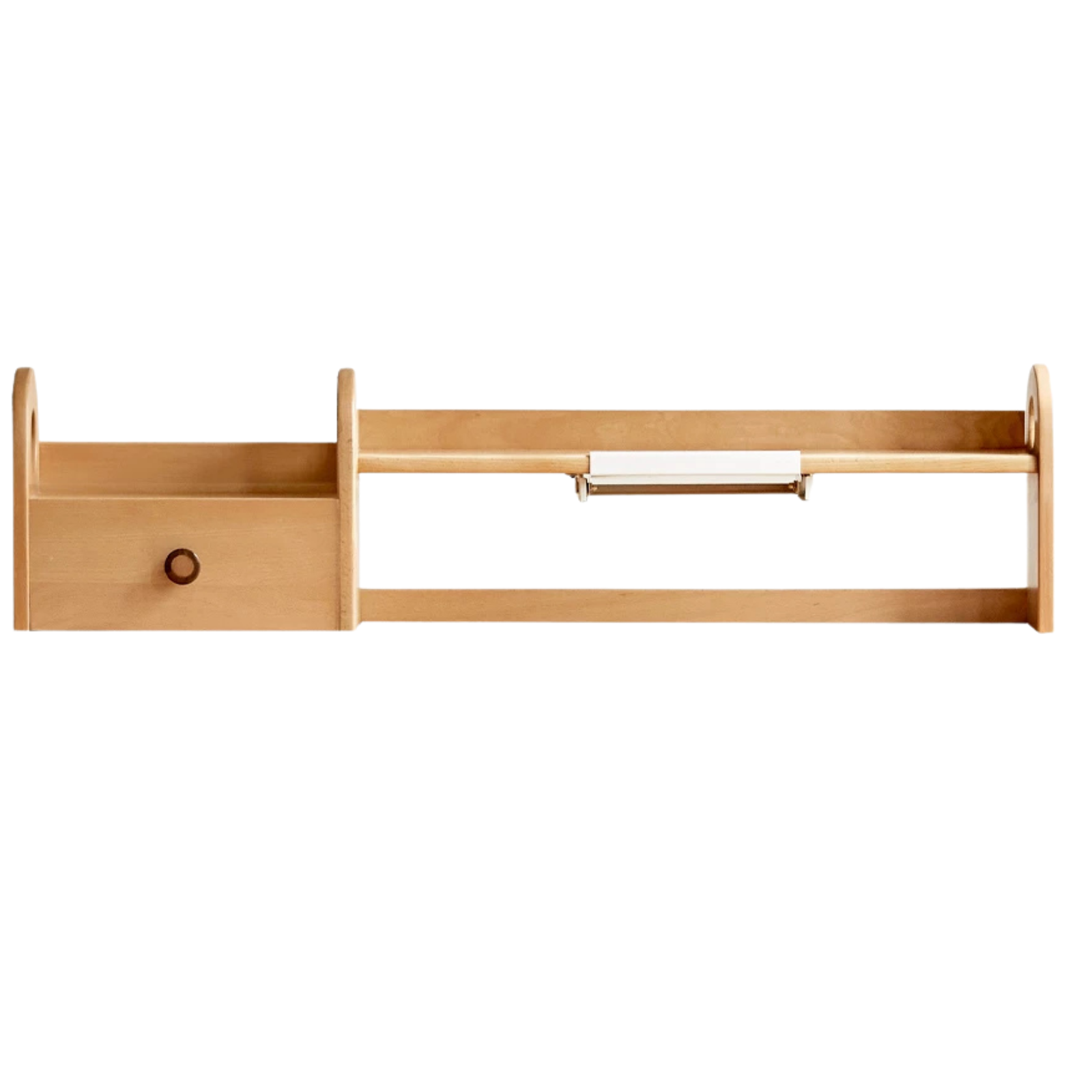 Beech Solid Wood Modern Bookshelf