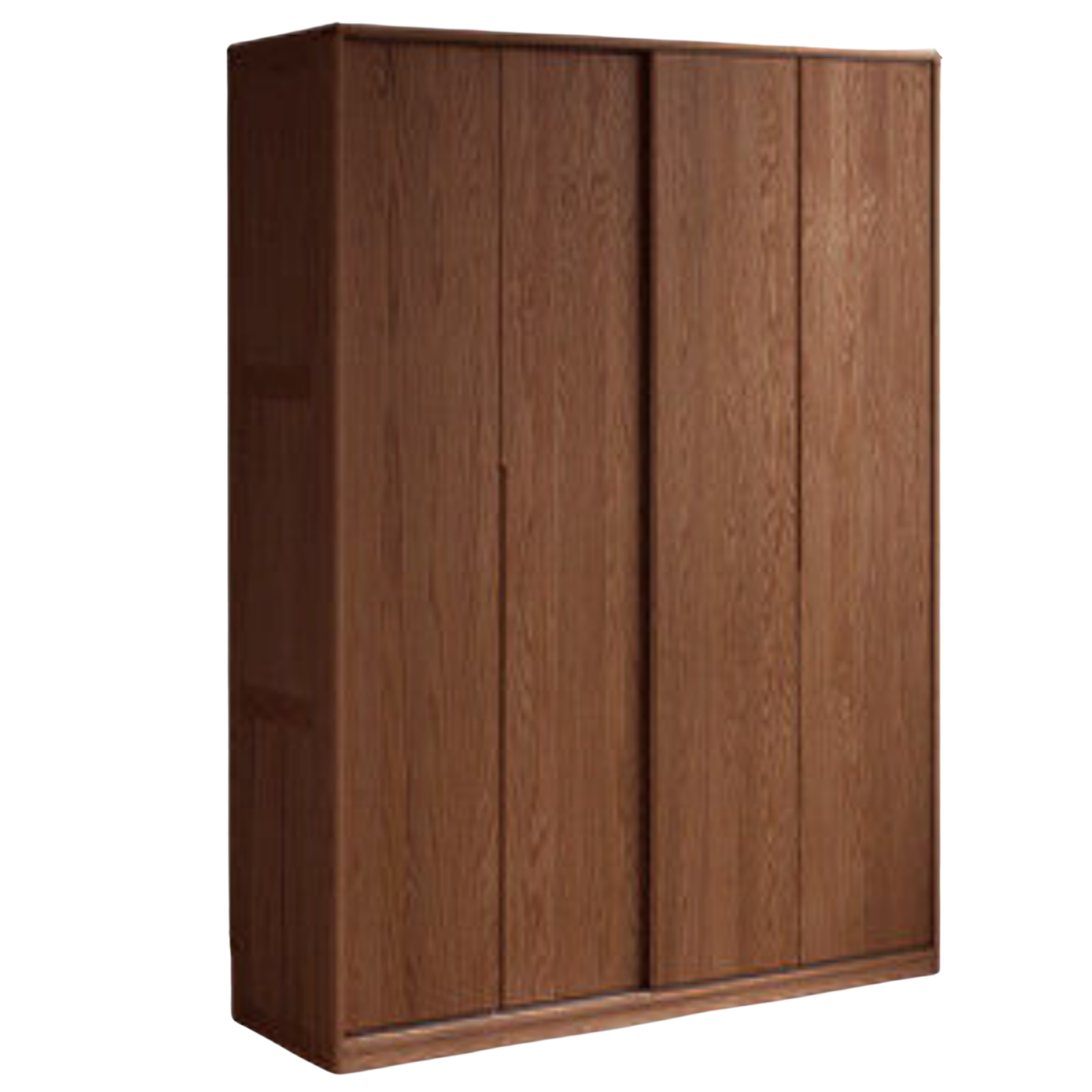 Oak Solid Wood Sliding Door Wardrobe.