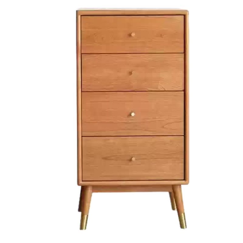 Cherry Solid Wood Modern Light Luxury Chest of Drawers