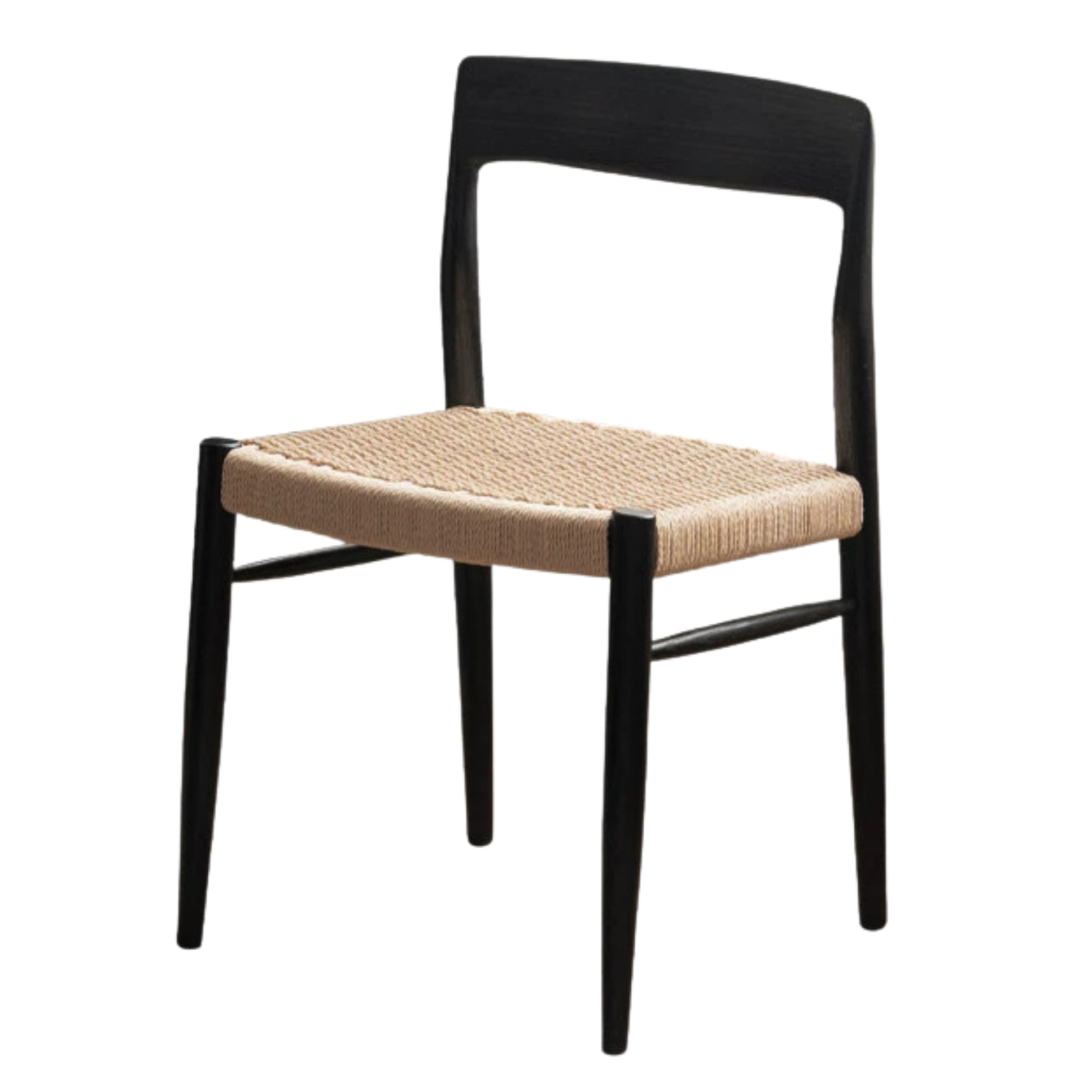 Set 4 pcs Ash, Beech, Cherry Solid Wood Dining Rope Chair