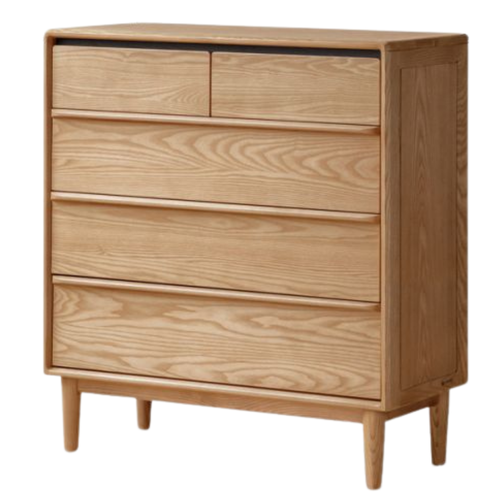 Ash Solid Wood Modern Drawer Cabinet