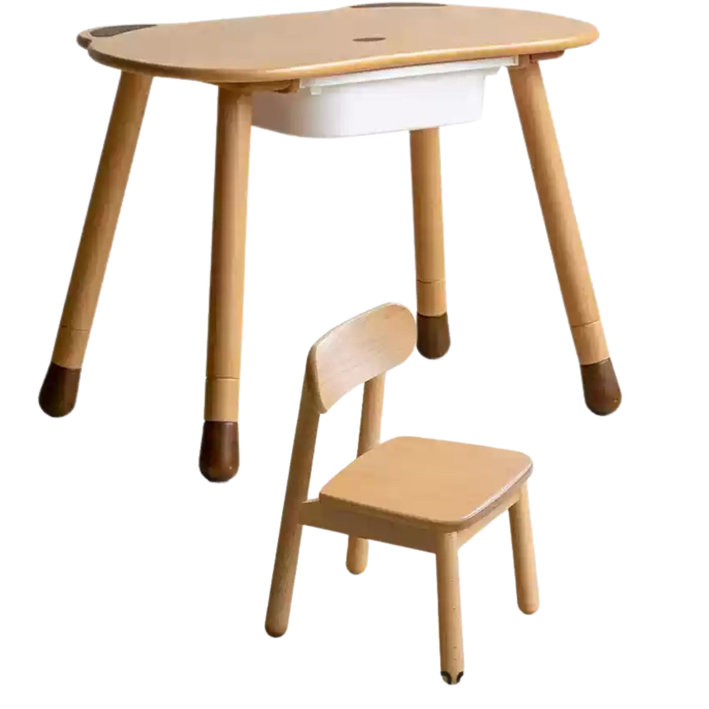 Beech Solid Wood Handmade Children's Table