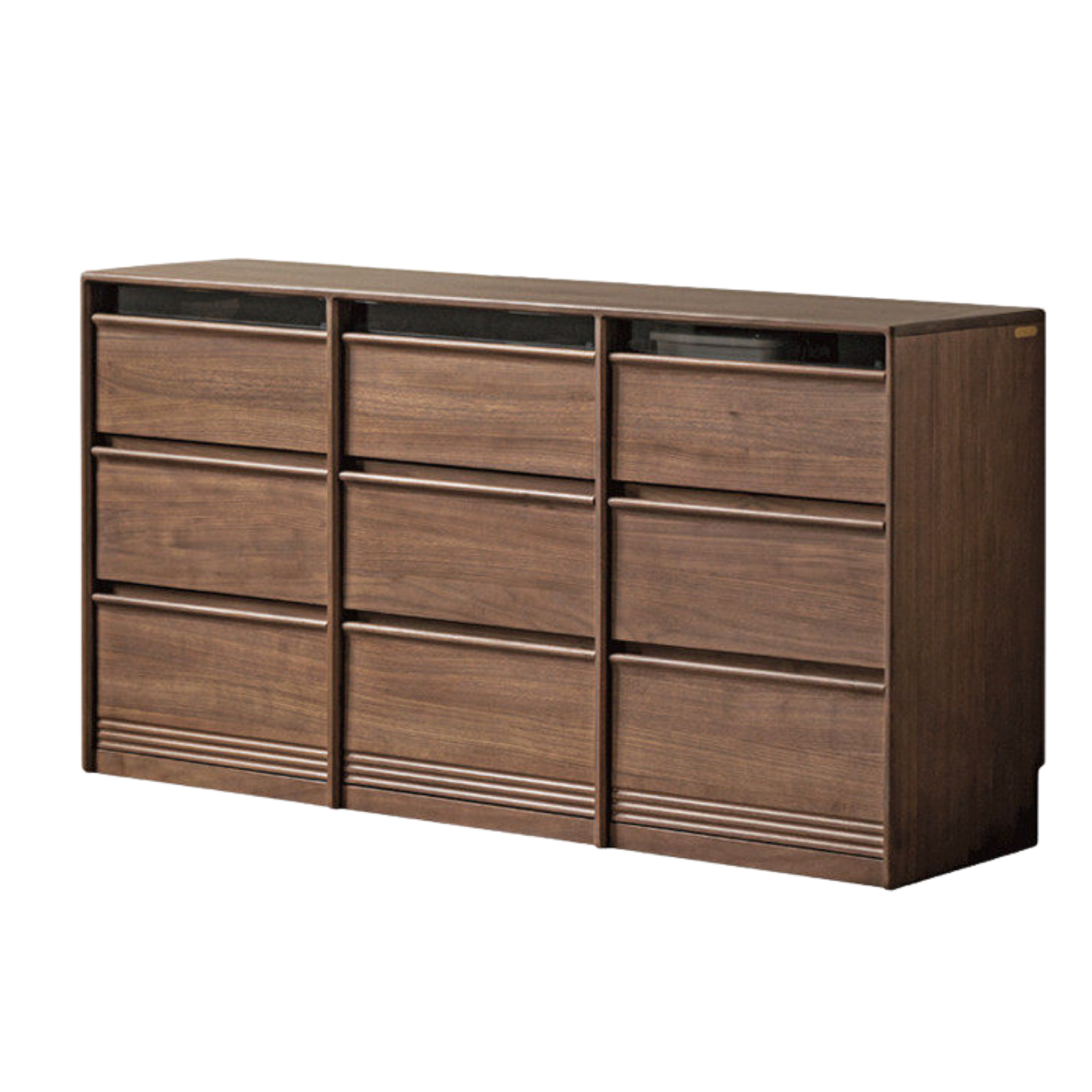 Black Walnut Solid Wood Chest Drawer