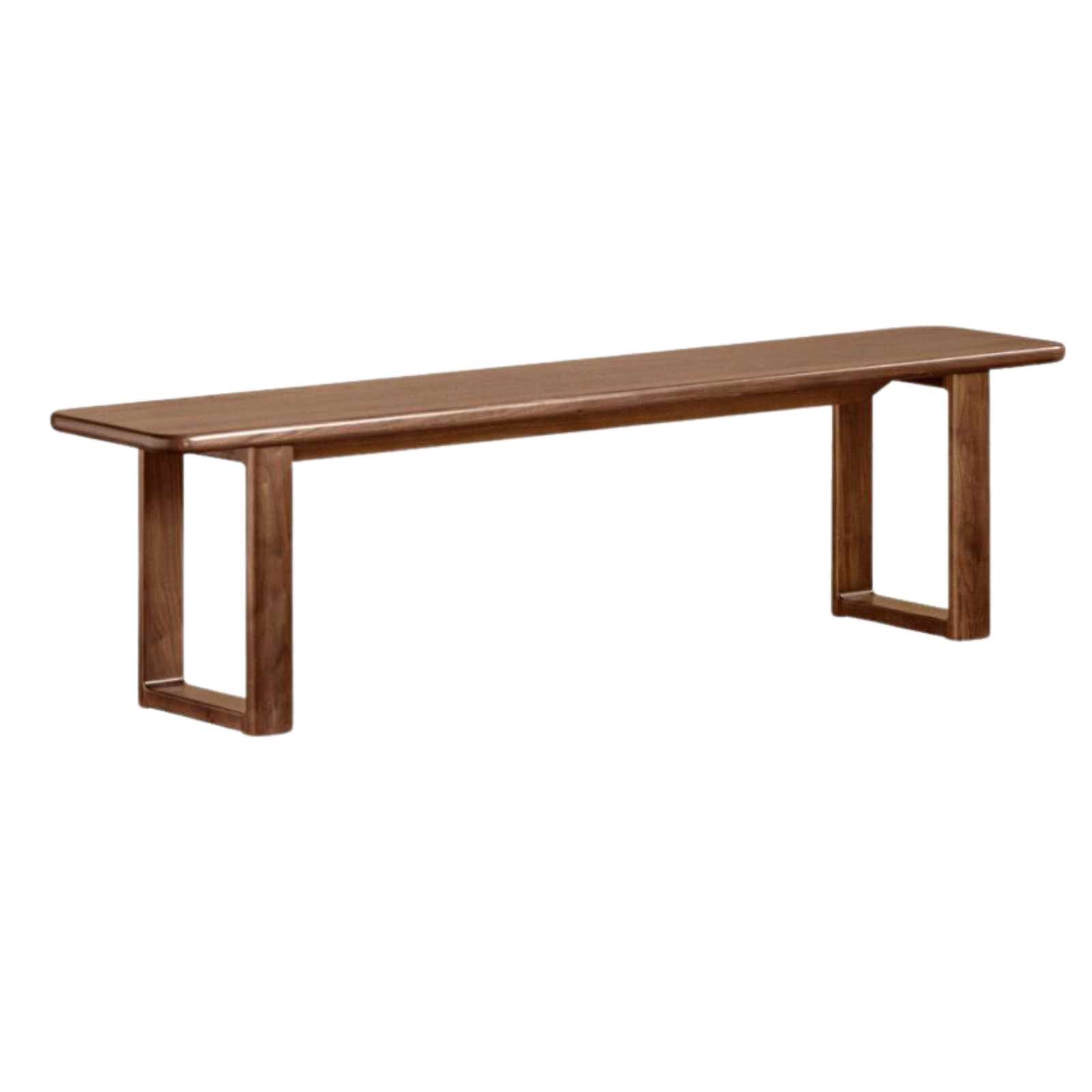 Black Walnut, White Ash Solid Wood Leisure Long Bench