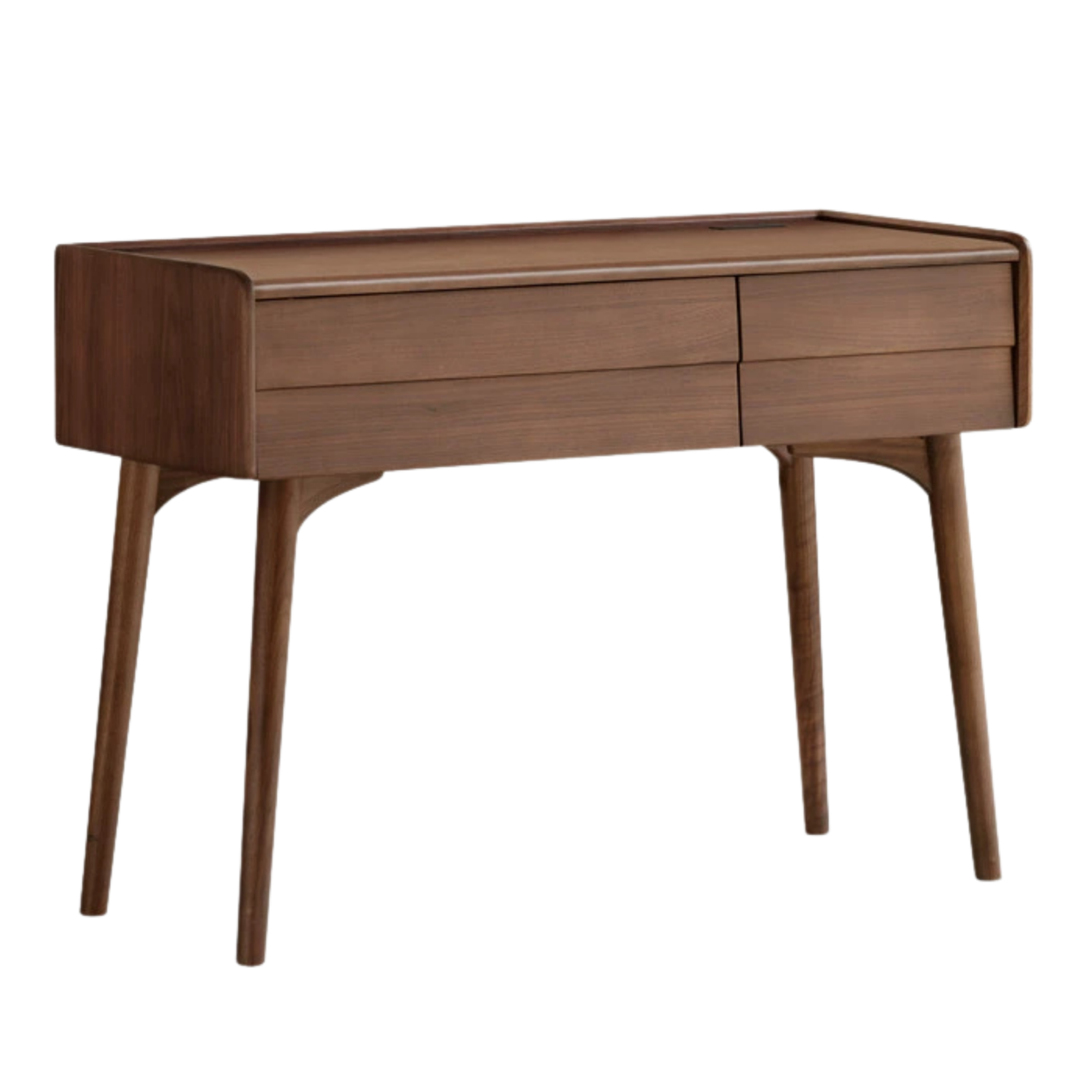 Black Walnut Solid Wood Italian Light Luxury Dressing Table