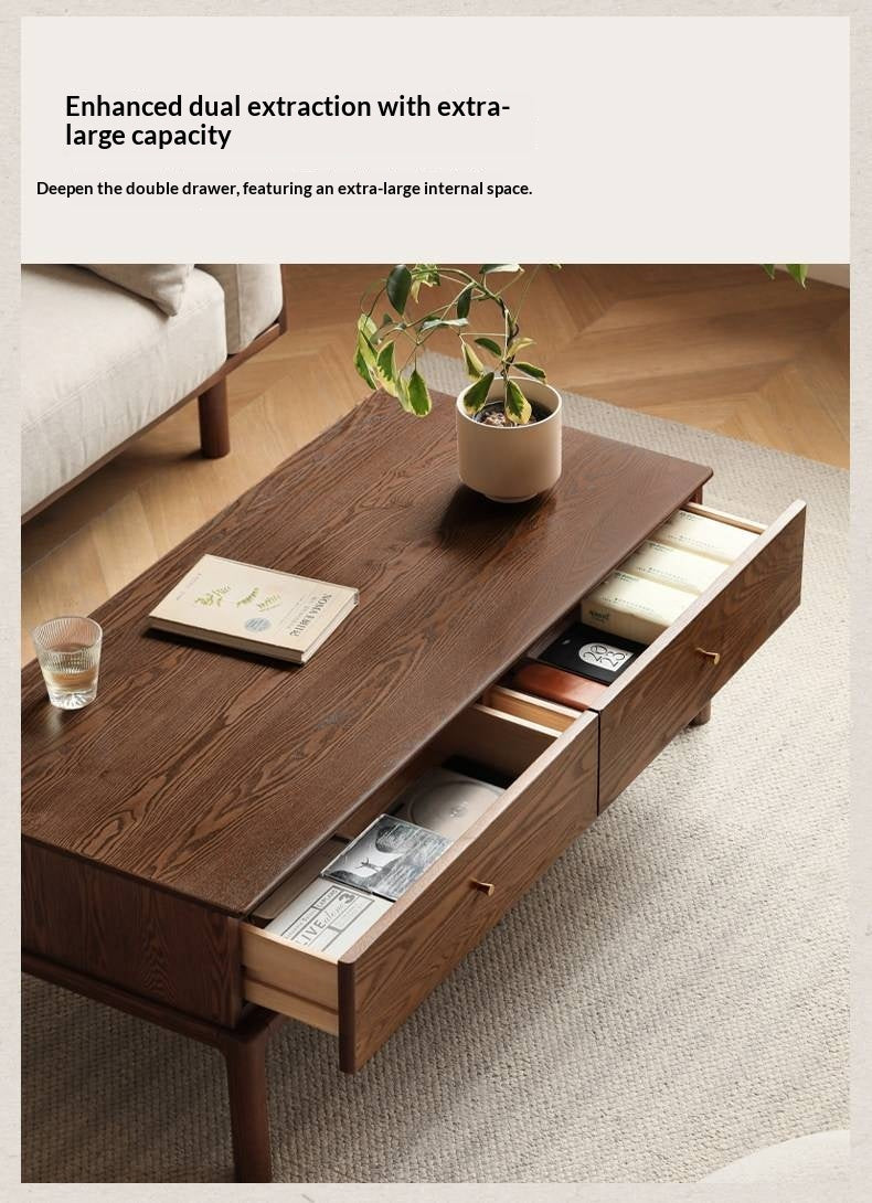 Ash Solid Wood Simple Modern Coffee Table
