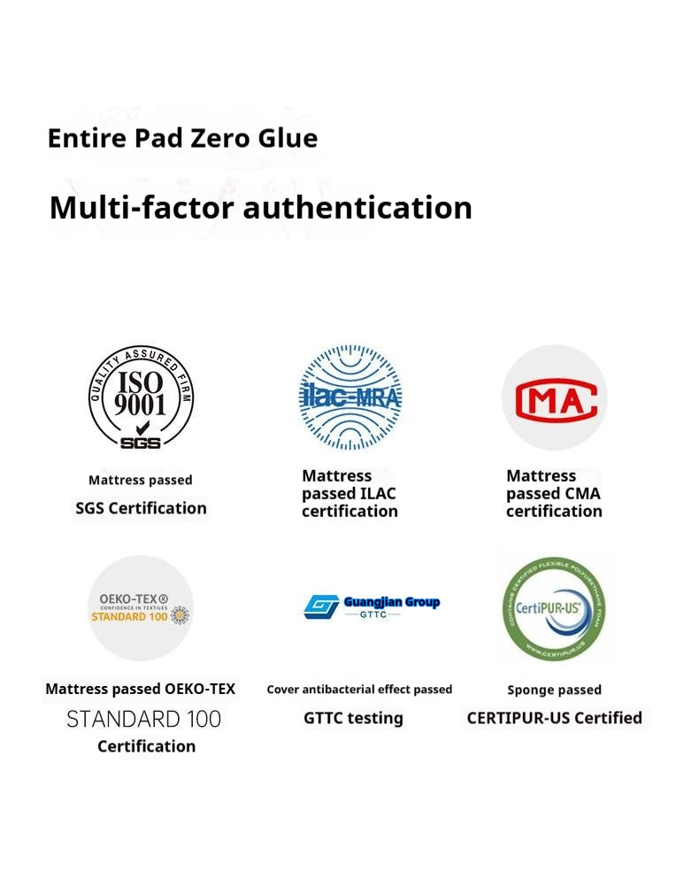 Zero-Glue Thin Mattress — Bubble Spring Support, Hard Mattress