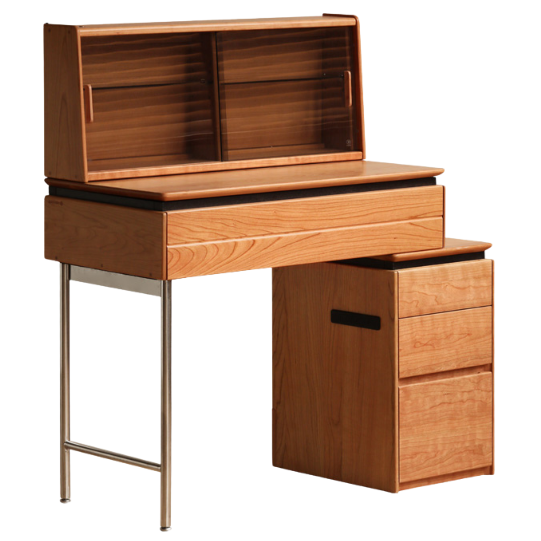 Cherry Wood Retractable Dressing Table