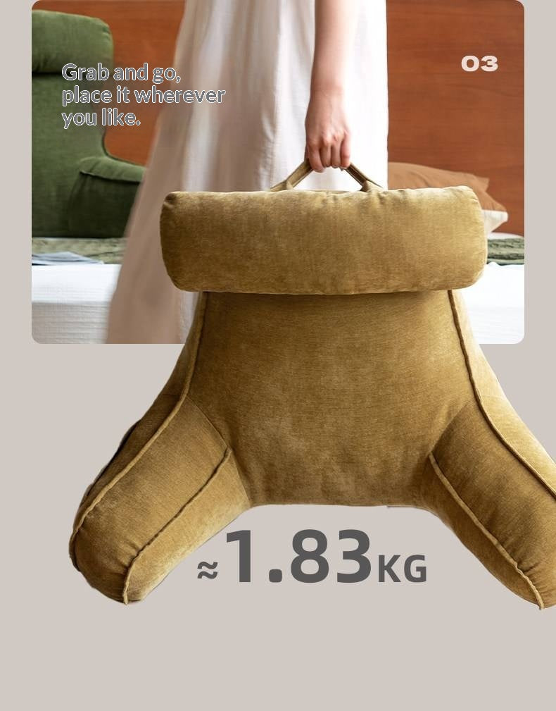 Headboard with Large Upholstered Reading Backrest